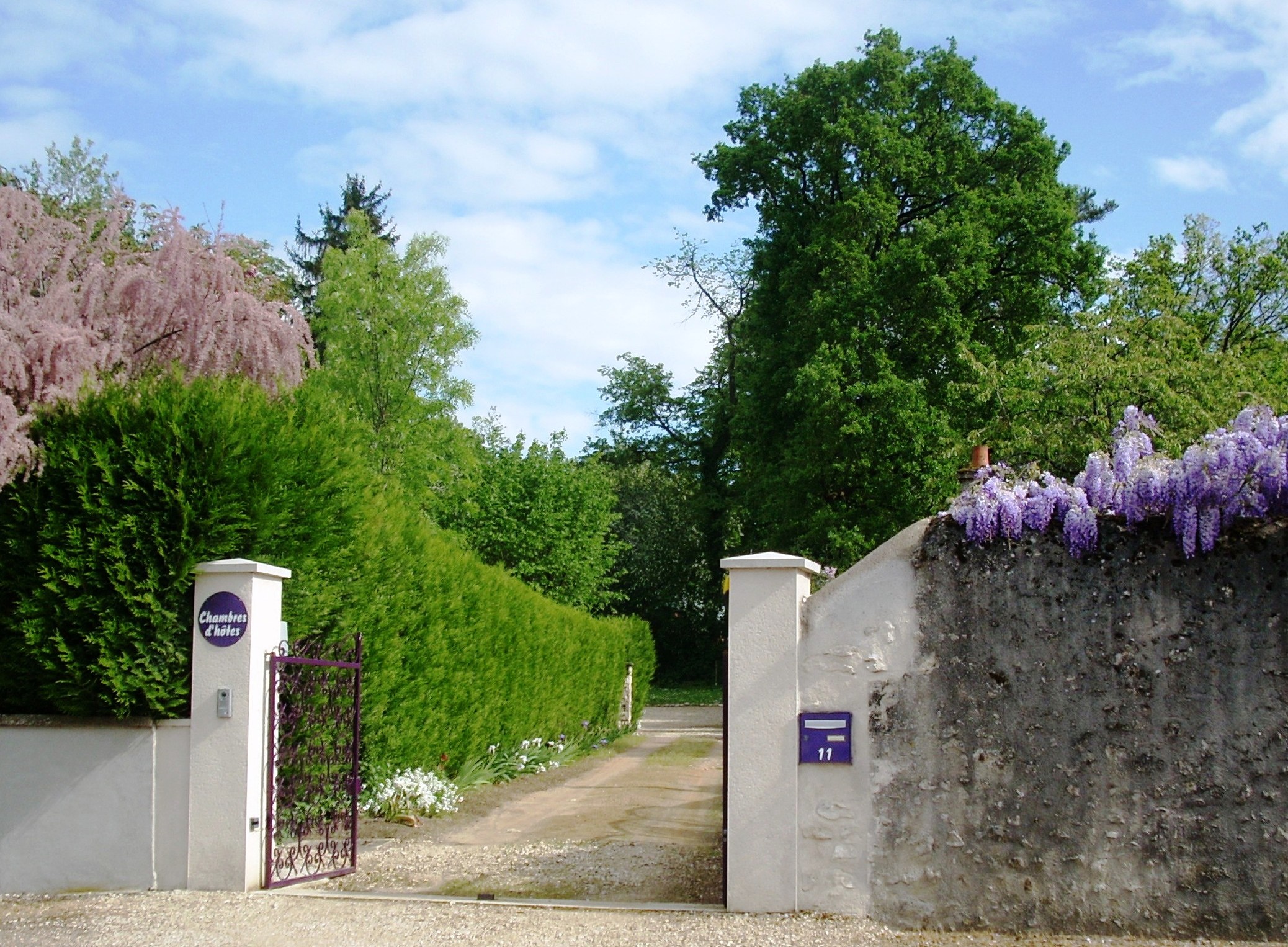 Maison d'hôtes La Renaissance – Entrée de la propriété, Blois, Saint-Gervais-la-Forêt