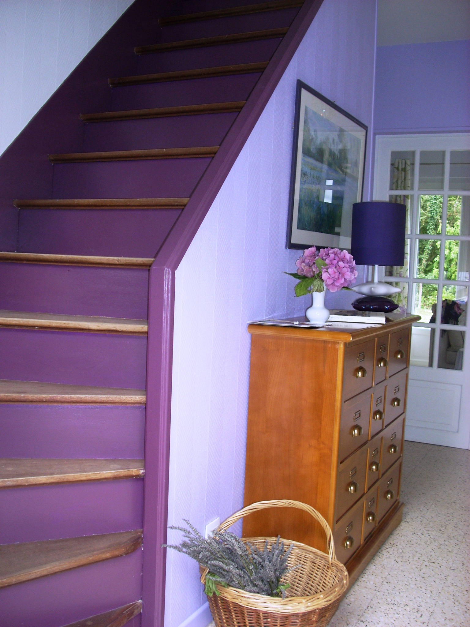 Chambre Turquoise – espace privé au jardin, maison d'hôtes Val de Loire